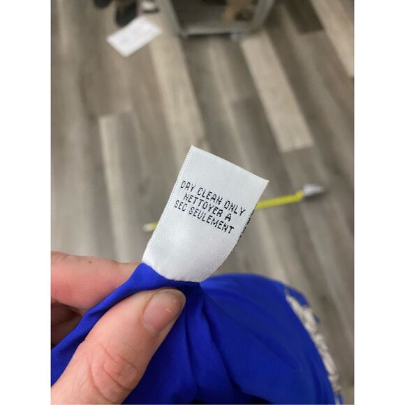 Yoana Baraschi for Anthropologie Gilded Estate Blue Pencil Skirt, Size 0 - Picture 8 of 9